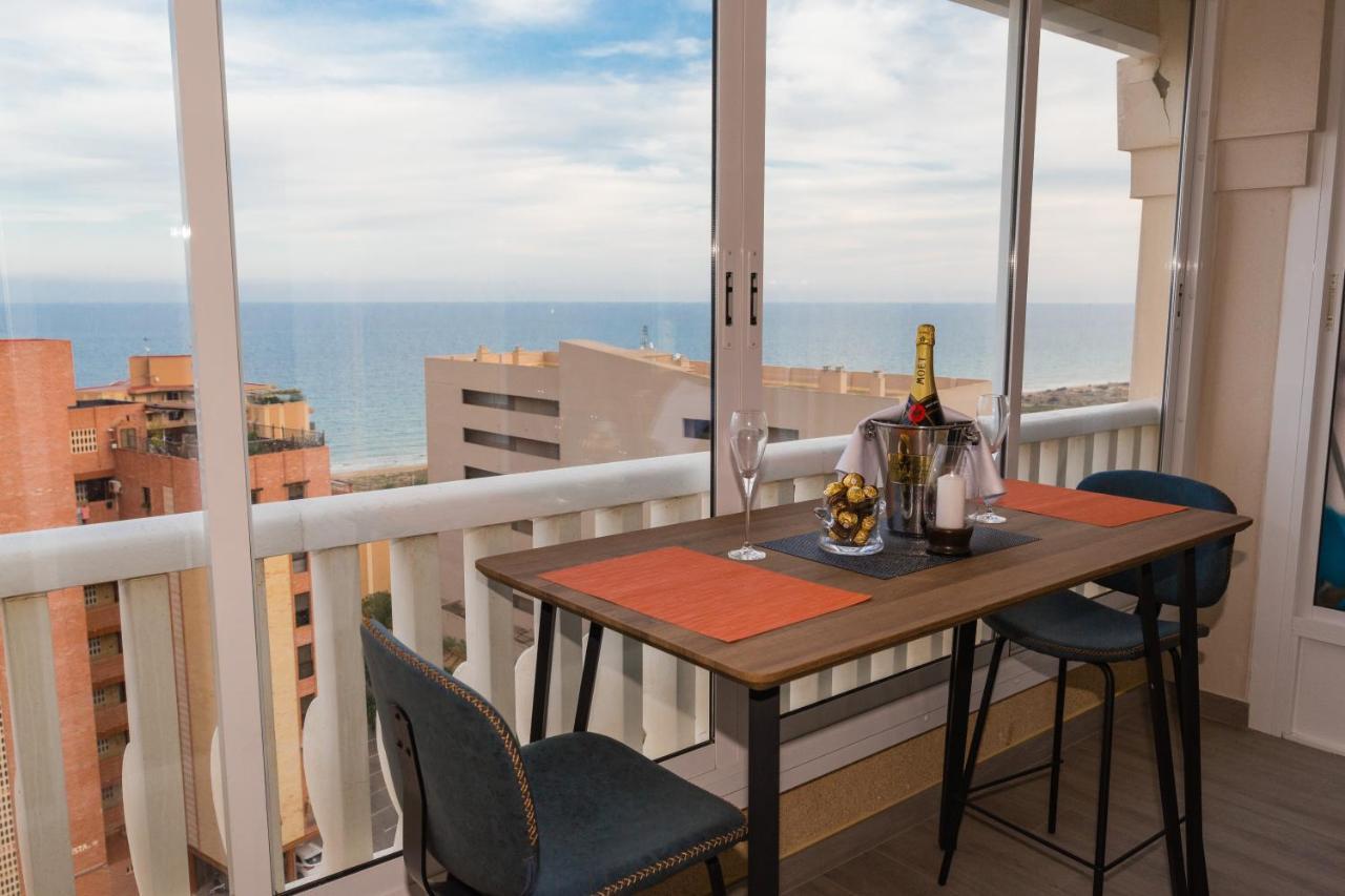Ferienwohnung Vistas Al Mar Arenales del Sol Exterior foto